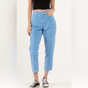 NWT quicksilver corduroy crop jean pant